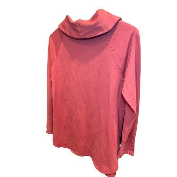 Soft Surroundings Valerie Pullover Vermilion Orange Red Cowl Neck Long‎ Sleeve - Picture 9 of 9